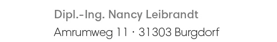 Dipl.-Ing. Nancy Leibrandt Burgdorf